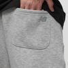 New Balance Иконические спортивные брюки-джоггеры из флиса в университетском стиле, вязаные, мужские, спортивно-серые, MP41505-AG
