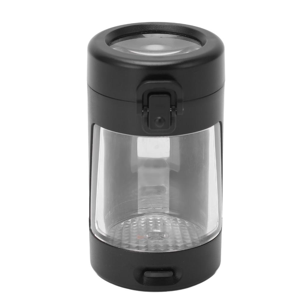 Smell Proof Container Black Portable Mini Spice Luminous Transparent Odor Proof Storage Box Jar