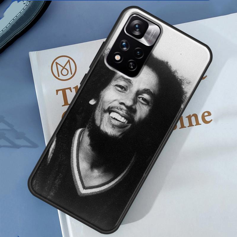 Bob Marley Singer Case For Xiaomi Redmi Note 14 13 Pro 12 11 9 10 9S 10S 11S 12S Redmi 13C 10C 12C 14C Cover