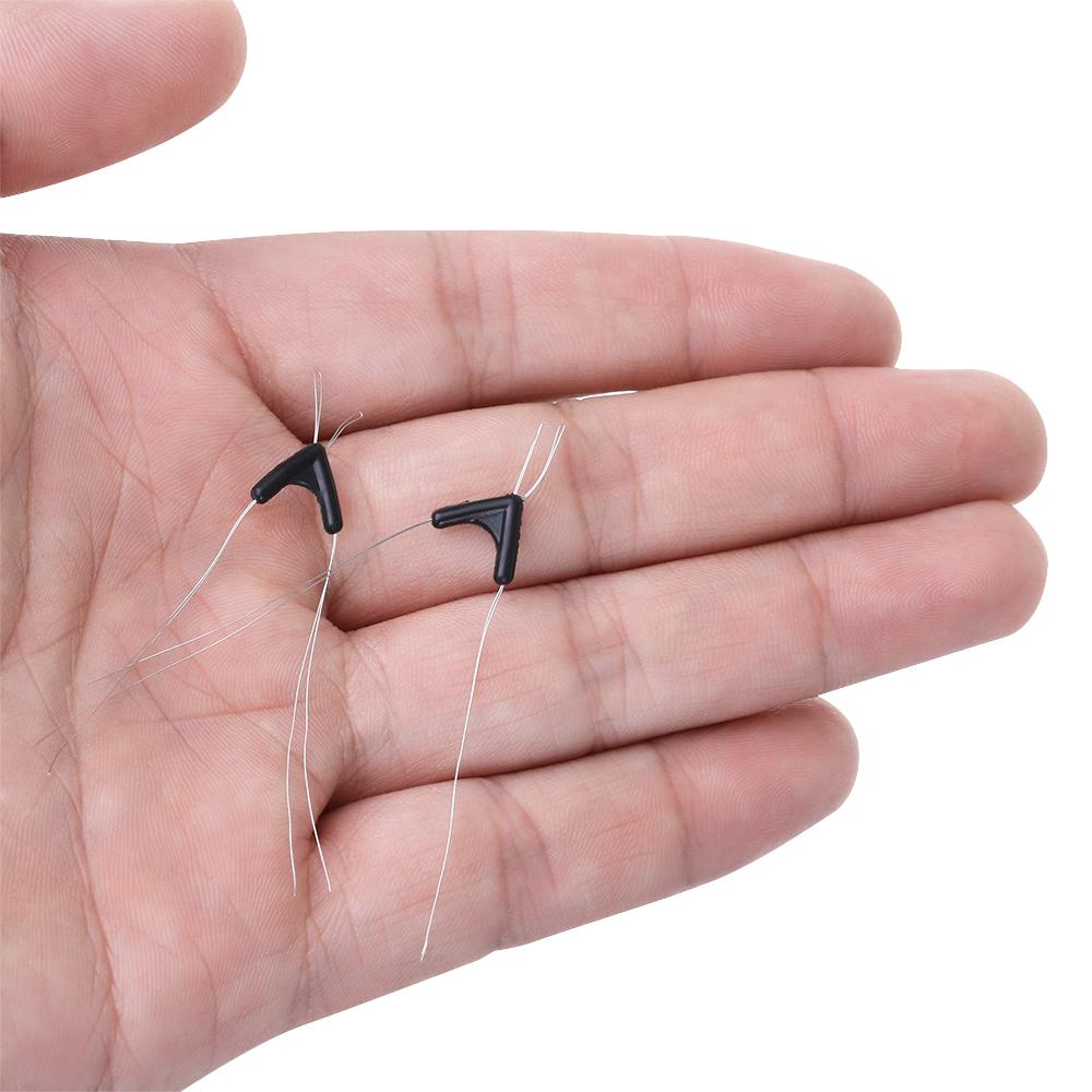 Protable swivel tying tool eight type fishing line space bifurcation Double hooks contactor device