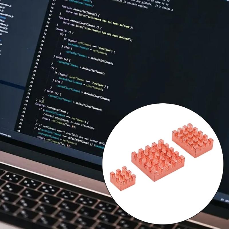 Медный радиатор для платы разработки RV2 улучшает рассеивание тепла, набор радиаторов 3 шт.