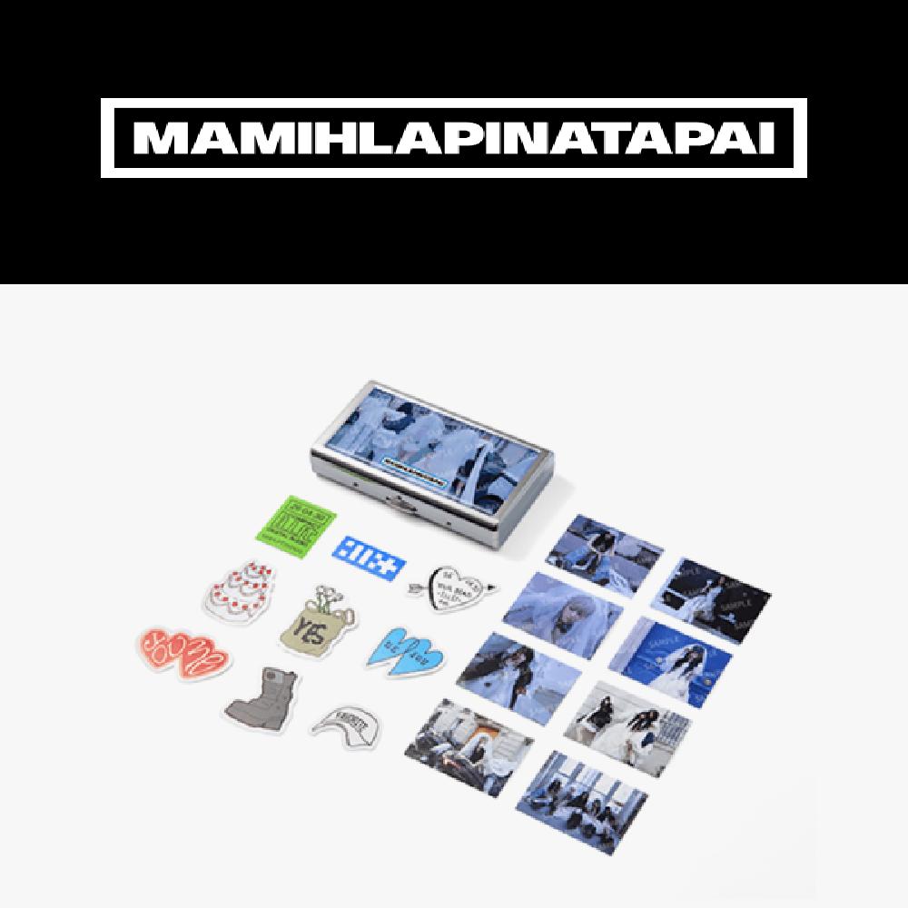 ILLIT MAMIHLAPINATAPAI Жестяная банка и набор наклеек