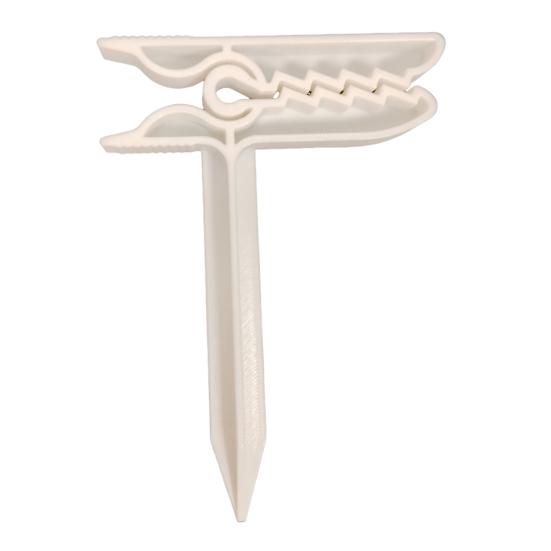 Держатель для коврика для пикника, большой зажим для пляжного полотенца, яркий цвет, противоскользящий дизайн, компактная конструкция, легкий зажим для полотенца для кемпинга