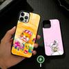 Мультяшный чехол для телефона с мышонком Diddl для iPhone 17 16 15 14 13 12 Pro Max Plus, с зеркальной беспроводной магнитной крышкой