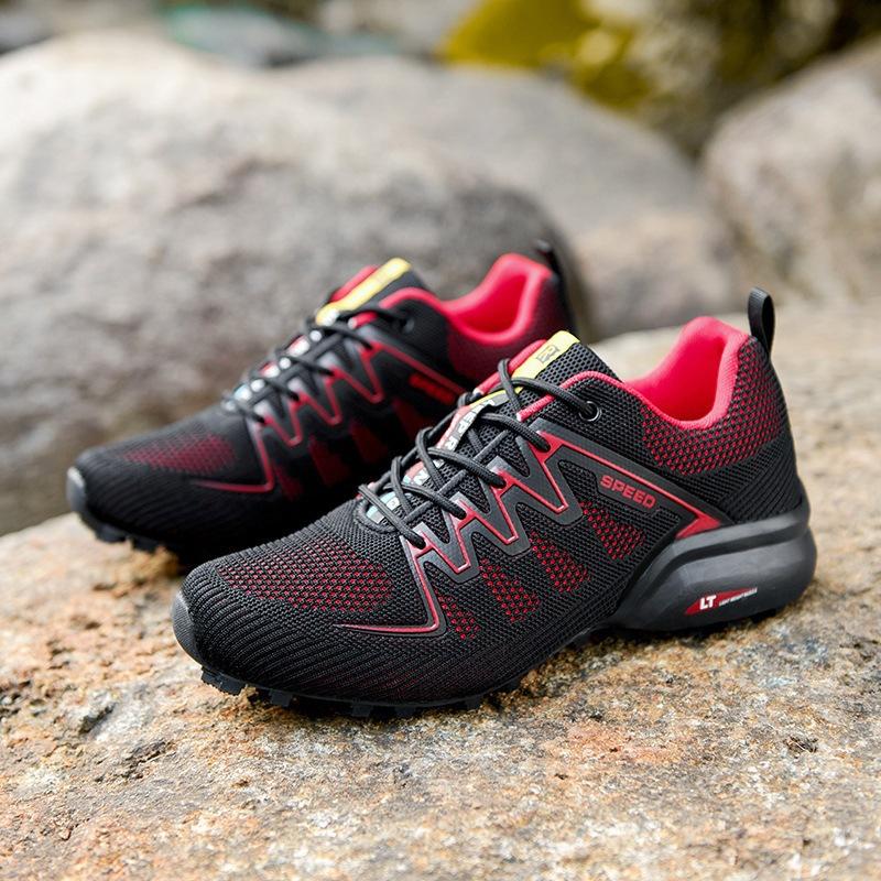 Outdoor Shoes Hiking Shoes Outdoor Light Training Shoes Men's Shoes Mesh Casual Shoes Men's Comfortable And Breathable Fashion