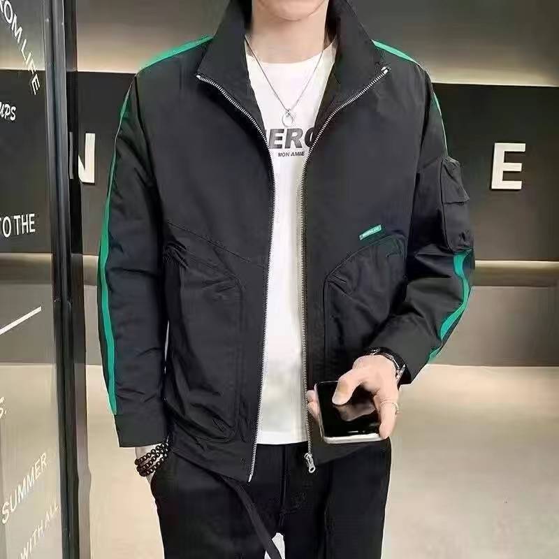 Новые осенние и зимние куртки Мужские красивые лацканы Мужские универсальные куртки Мужские топы