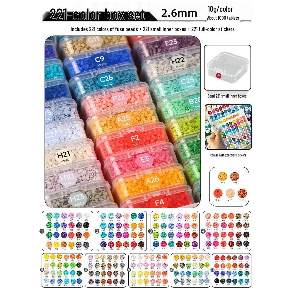 Набор пополнения бусин Perler House 294 Color Fusion - 221 особый цвет Материалы для DIY