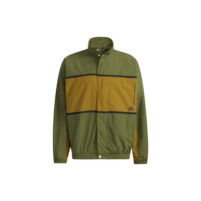 Essentials Тканая куртка с воротником-стойкой Мужские куртки Зеленые GL8675