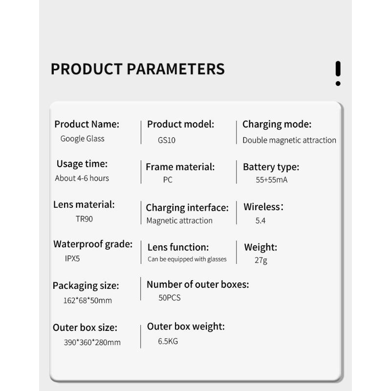 Smart Glasses Bluetooth Audio Glasses Double Beam Color Changing Glasses Anti Blue Light Listening To Music Making Calls Anti UV Sunglasses