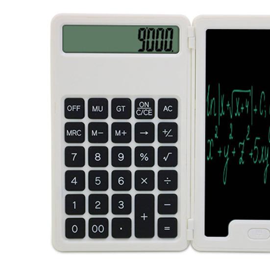 Портативный калькулятор с блокнотом 12-значный дисплей Большой дисплей Интеллектуальный настольный калькулятор с питанием от аккумуляторной батареи