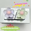 1/2PCS Labor-saving Toilet Lid Lifter Flower Shaped Bathroom Flush Switch Toilet Press Tool