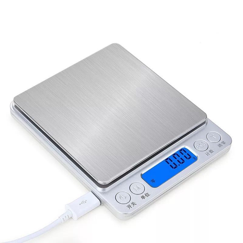 I2000 Precision Kitchen & Jewelry Electronic Scale, 0.01g, USB Rechargeable, Mini Gram Scale