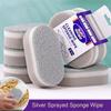 1/2/3Pcs Decontamination Dishwashing Sponge Double-Sided Scouring Pad Durable Dust Wipe