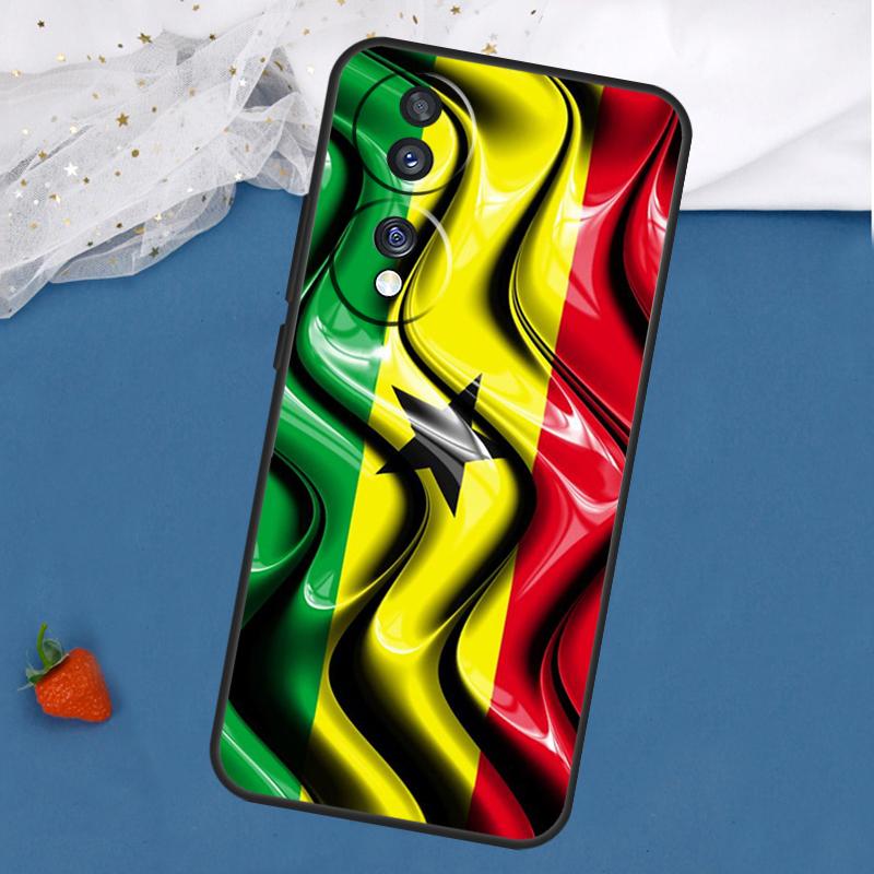 Чехол Флаг Ганы Для Honor Magic 8 5 6 7 Pro 200 400 50 70 90 Lite Win RT X8c X8b X9a X9b X9c X9d Обложка