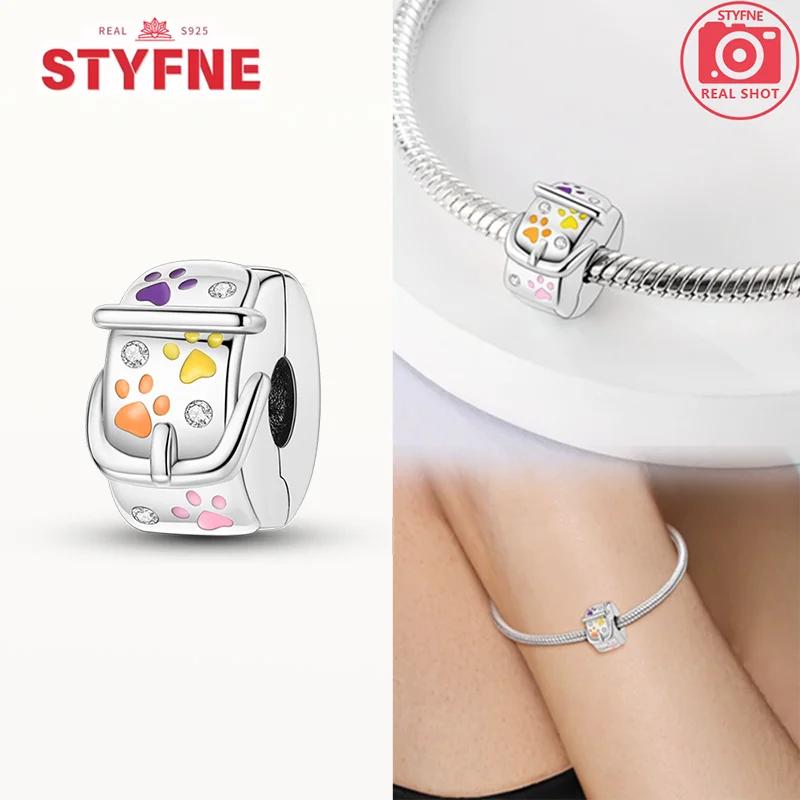 Coppercute Кошки Собаки Животные Подвески Шармы Милые Лапки Бусины Подходят для Оригинальных Браслетов DIY Украшения Изящные Подарки Для Женщин Шарм