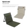 Foldable Outdoor Camping Chair Garden Park Single Reclining Chair Backrest Cushion Picnic Camping Foldable Beach