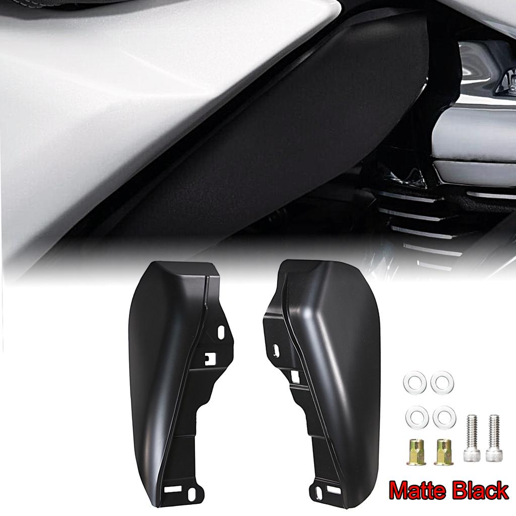 Motorcycle Black Mid Frame Air Deflector Heat Shield For Harley Touring Street Glide Road ST FLHX FLTRX 2023 2024-2025
