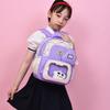 Bag School Soft Polyester Lining Simple Design Middle Class Children Travel Bags