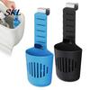 Cleaning Tablet Dispenser for Toilet Tank Holder, Adjustable Hanging Controlled Dispenser, with Rustproof Bleach Storage Basket Hook, Plastic Carrier