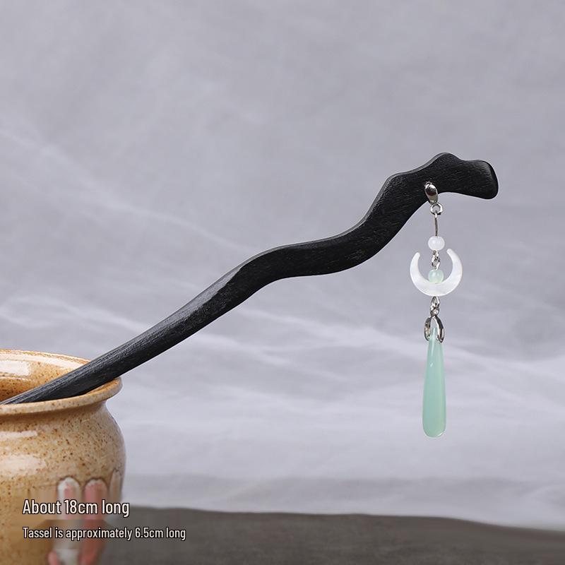 Изысканная винтажная заколка для волос с кисточкой для женщин - Элегантное украшение для волос в стиле ханьфу и ципао