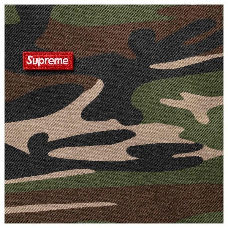 Supreme Рубашка с мелким принтом (26Зима) Лесной камуфляж