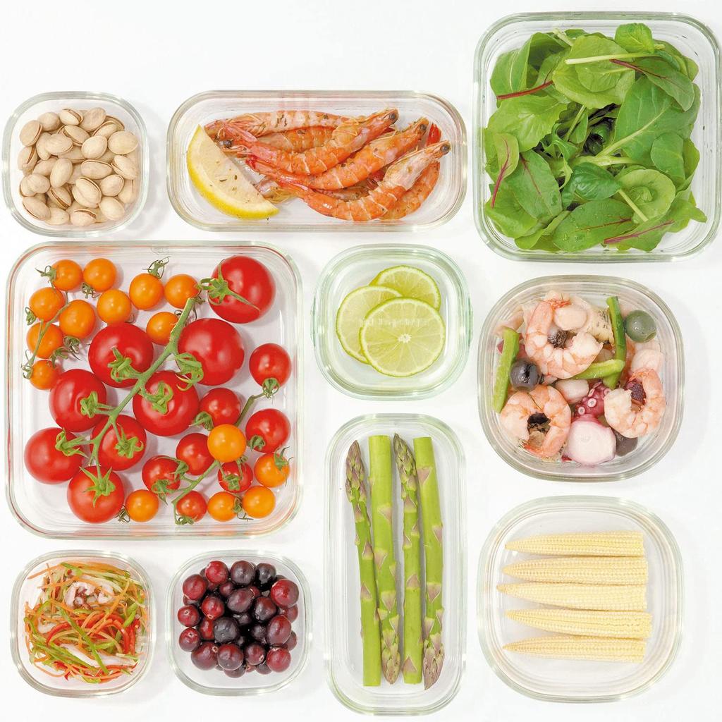 Iwaki Storage Container Pack Microwave Deep S Mini 550ml White Freezer Oven Microwaveable & KN3240H-W