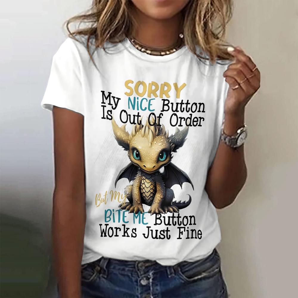 Women's T Shirt Cute Cat Pattern Print Summer Short Sleeve 3d T-Shirt Casual Streetwear Fashion Oversized Male Clothing Pullover