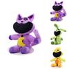 Мягкие игрушки Poppy Playtime Smiling Critters 30 см фиолетовые в лежачем положении супермягкий короткий плюш коллекция животных