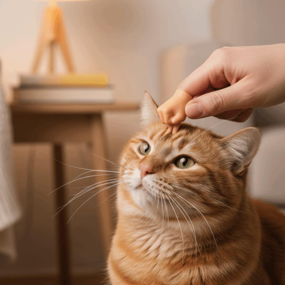 3pcs/set Bite Resistant Pet Finger Puppet Soft Cat Finger Fidget Creative Cat Teasing Toy  Cat Props