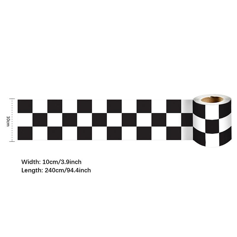 10x240 см ПВХ водонепроницаемая поясная линия самоклеящаяся декоративная полоса на талии