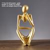 Скульптура из смолы в европейском стиле для декора домашнего офисного стола с продуманной позой