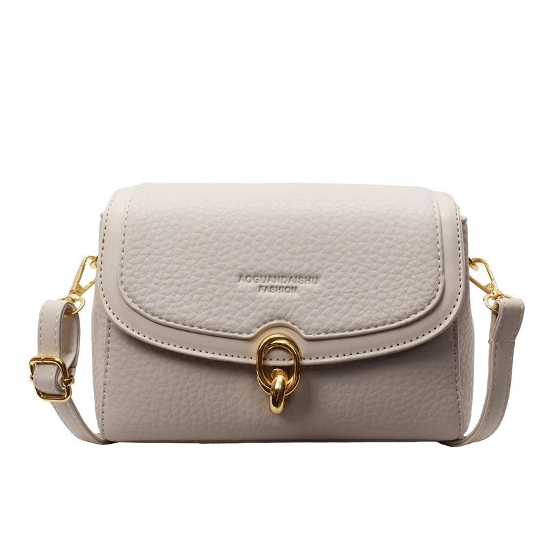 Новая женская сумка высокого класса, модная сумка-седло, универсальная летняя текстура, большая вместимость, простая наплечная сумка-мессенджер