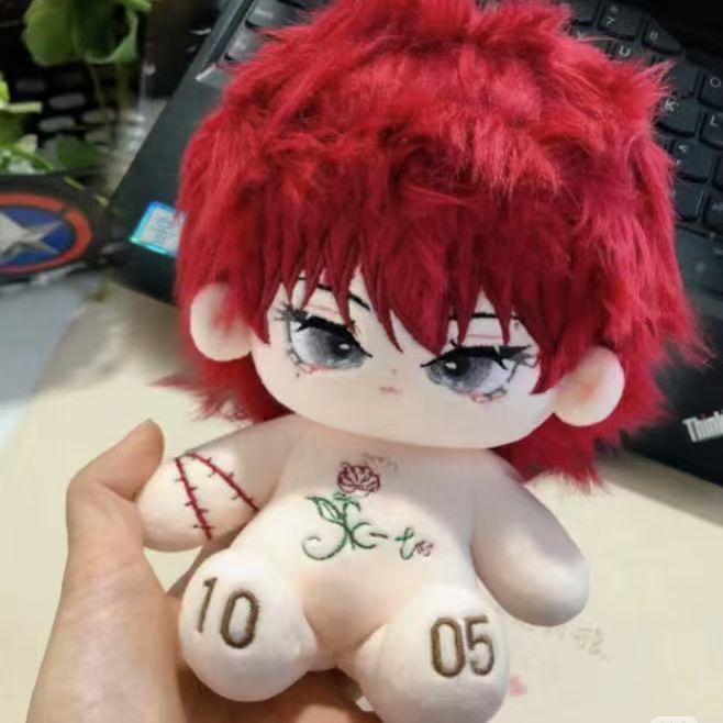 20CM JC-T Attribute Tan Jian Ci Lost You Forever Cosplay Plush Doll Clothes Outfit Dress Up COTTON DOLL Replaceable Anime Gift
