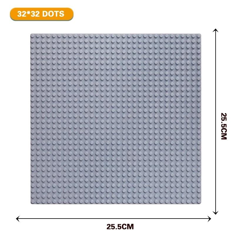 Нетоксичная Классическая Основа 50X50 32X32 16X32 16X16 Точек Строительные Блоки Кирпичи Основы Пластиковая Доска Для Поделок Блок Конструктор Кирпич Игрушка