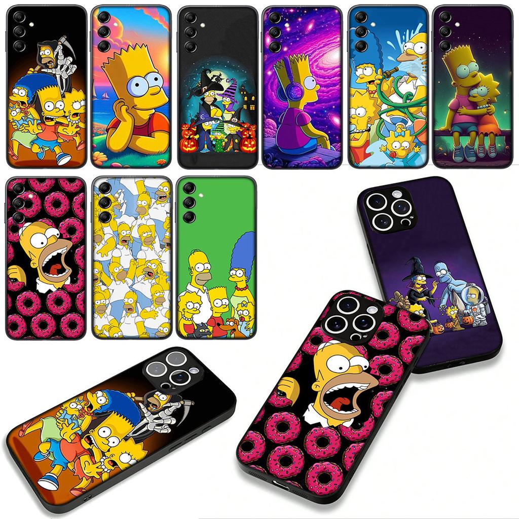 Чехол для телефона Комиксы S-Симпсоны Барт Милый Coque для Xiaomi Redmi Note 15 11 9 10 Pro Plus A5 9A 9T 10A 10C 9C NFC 15C 8T Чехол
