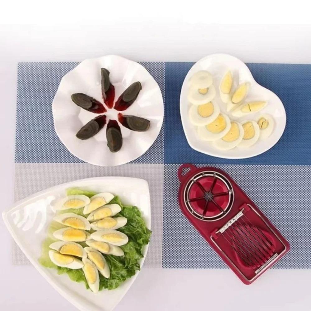 Multifunctional Egg Slicer Sectioner PP Cutter Mold New Egg Cutter