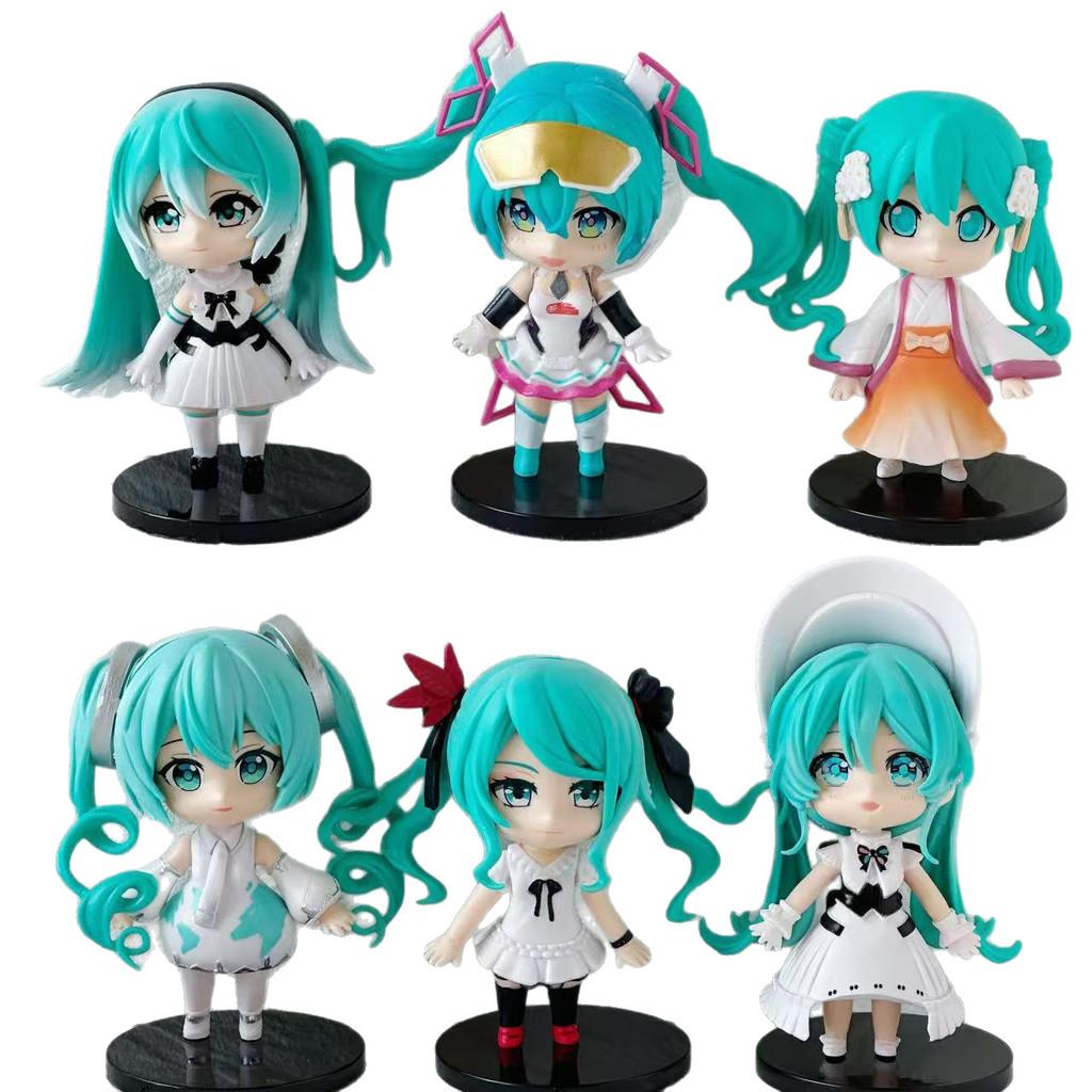 Miku Action Hatsune Figure Cartoon Model Toy Decoration Children Gifts Ornament