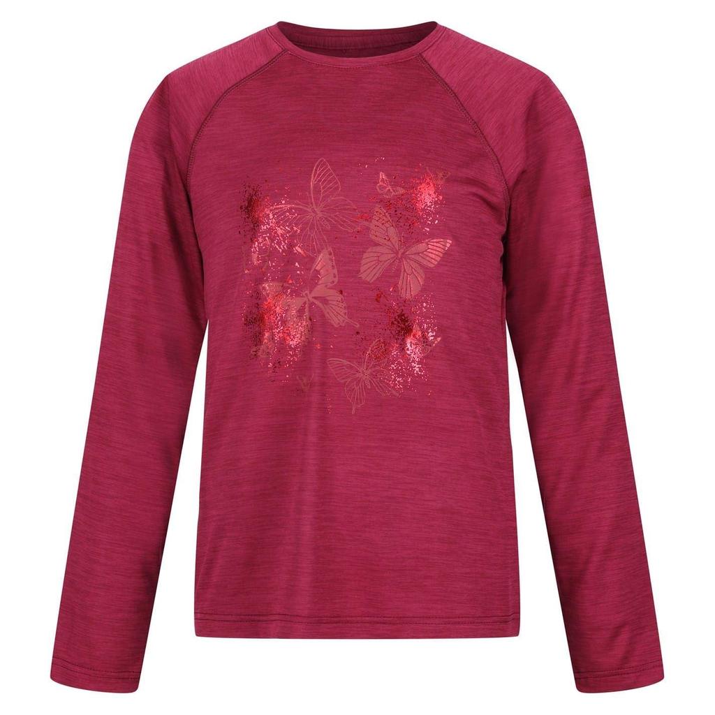 Regatta Girls Butterfly Raglan T-Shirt