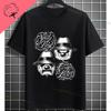 Funny Smile Now Cry Later Clown Mask Graphic Tshirt Chicano Style Shortsleeve Pure Cotton Streetwear Fashion Casual Tshirt