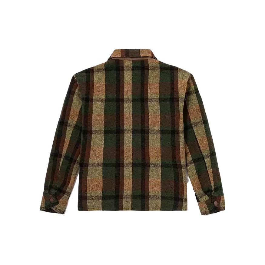 Timberland Outdoor Remix Special Collection Vintage Plaid Loose Shirt Long Sleeves Unisex Shirts Green A5UU3-U36