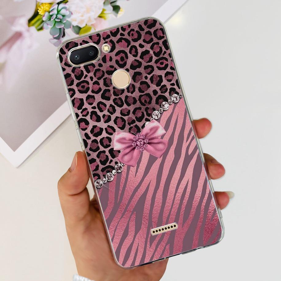 For Cover Xiaomi Redmi 6 Phone Case Fashion Marble Butterfly Soft Silicone Back Cover For Xiomi Redmi 6 6A Redmi6 Redmi6a Fundas