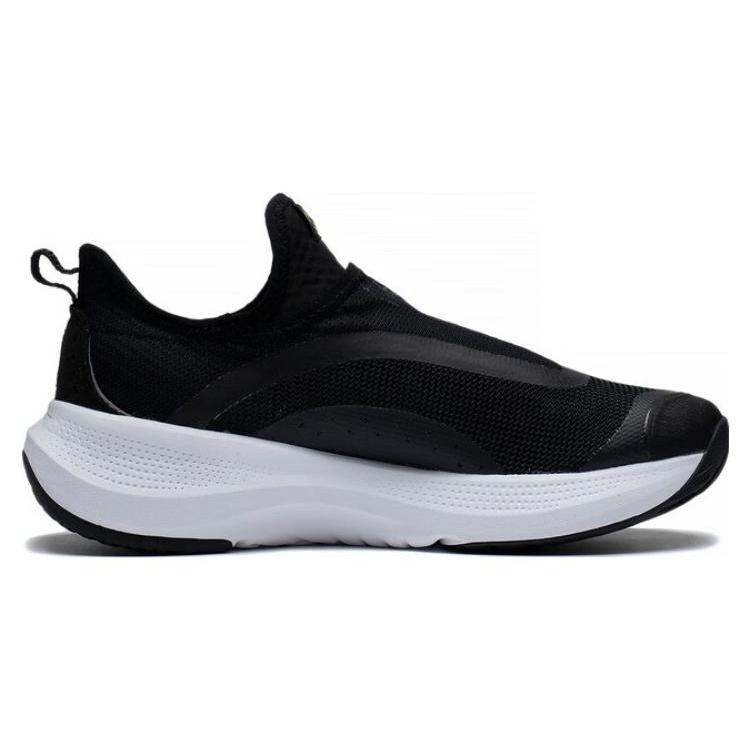 Li Ning SOFT GO Отражающие, Нескользящие, Износостойкие, Дышащие Низкие Повседневные Кроссовки Женские Черные AGLT106-2