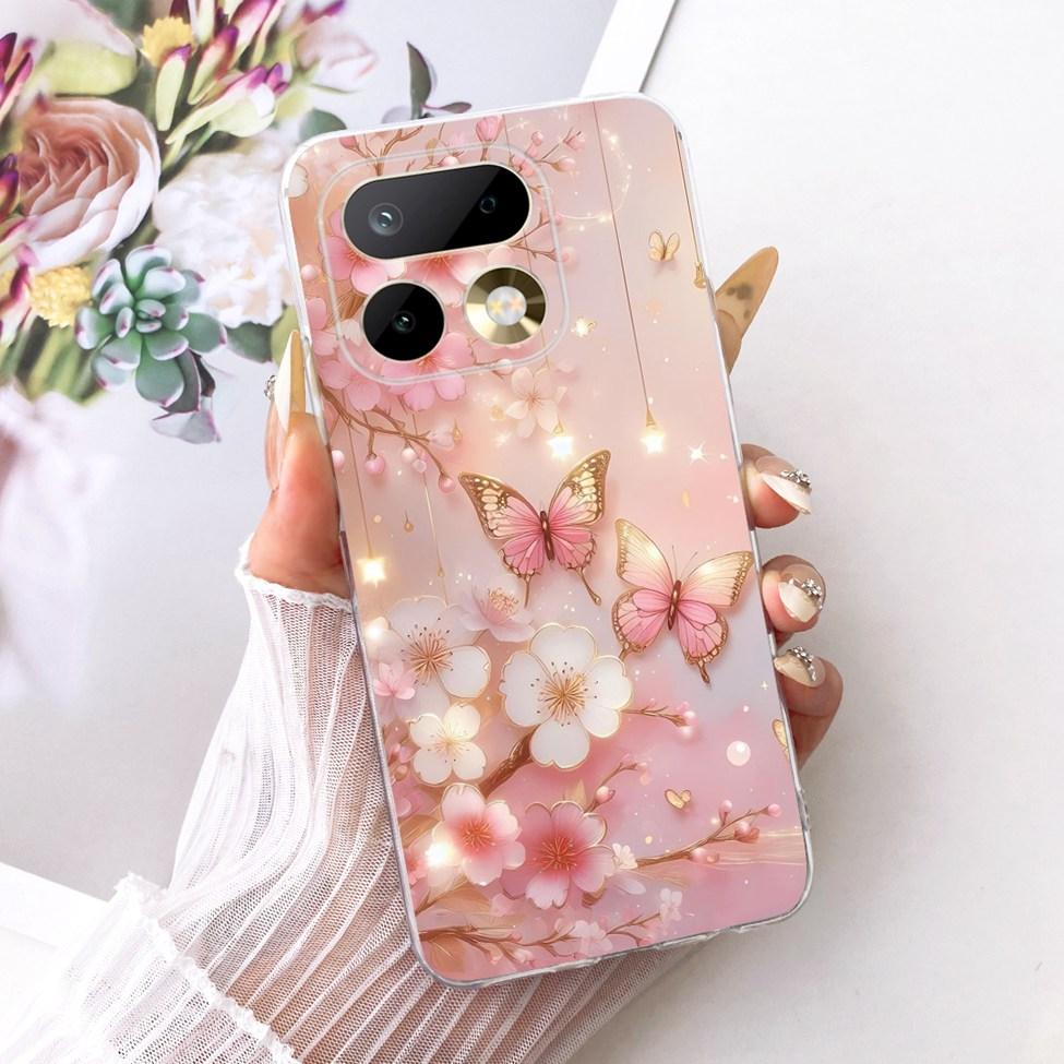 6.78'' For Realme 16Pro RMX5121 RMX5120 Case For Realme 16 Pro Cover Fashion Butterfly Cute Cat Cool Painted Soft Phone Casing