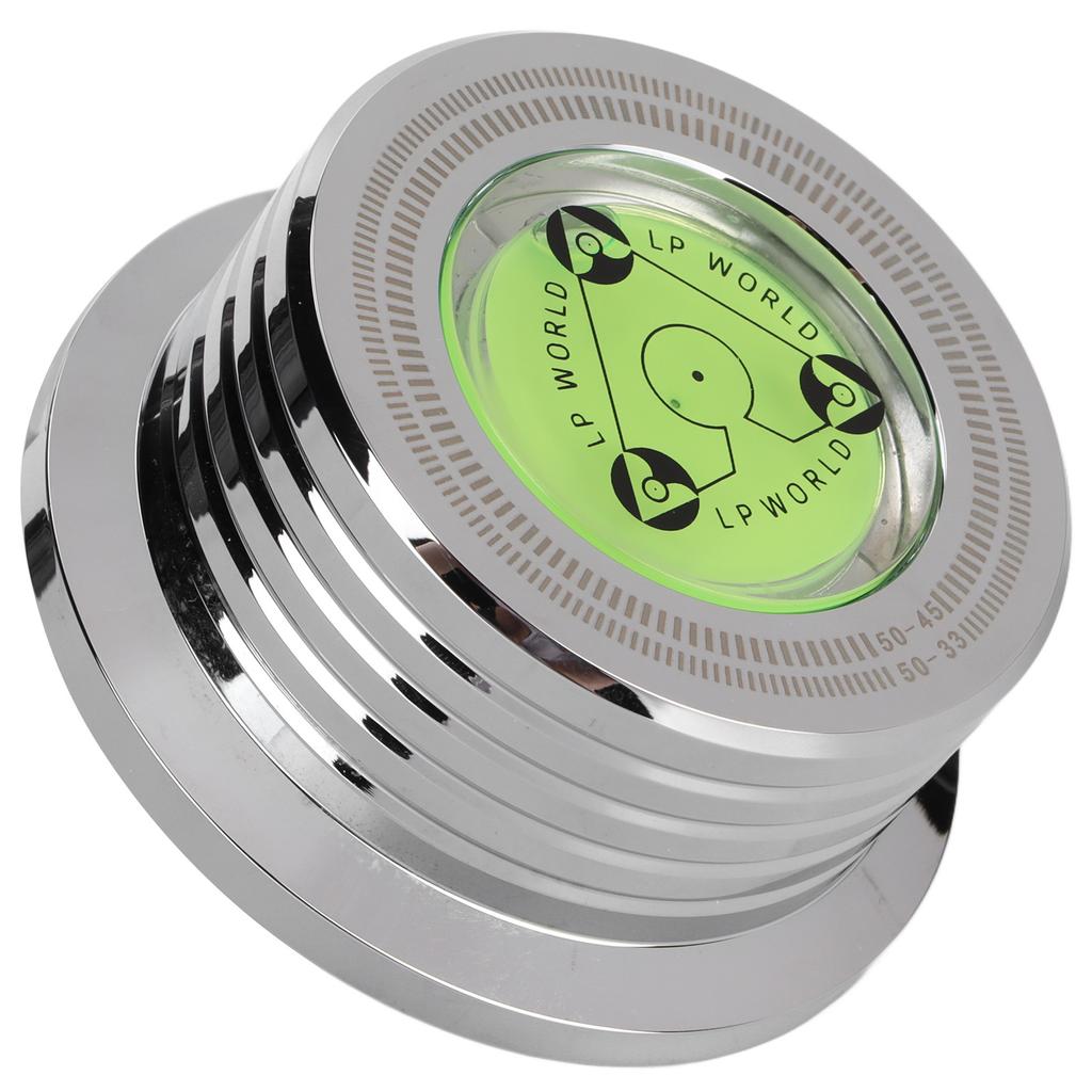 Стабилизатор веса пластинки, алюминиевый зажим для проигрывателя пластинок с пузырьковым выравниванием для проигрывателя пластинок LP