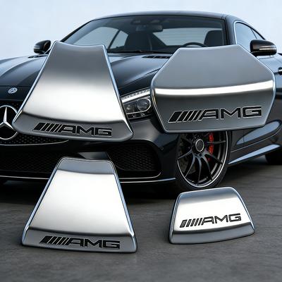 Наклейки-эмблемы на руль автомобиля, значок в салон для Mercedes Benz AMG W203 W206 W220 W205 W211 W212 W201 W168 W169 GLC GLA GLE IL1