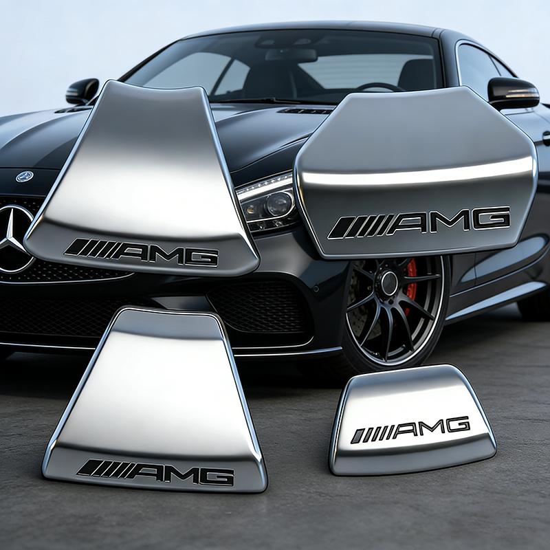 Car Steering Wheel Emblem Stickers Interior Badge For Mercedes Benz AMG W203 W206 W220 W205 W211 W212 W201 W168 W169 GLC GLA GLE o2