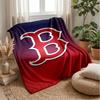 Boston Red Sox Flannel Fleece Blanket Cozy Warm Throw Blanket For Couch Bed Travel All Season Use