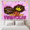 1PC Black Princess Magic Celebration K-pop music group Tapestry Accessories for Bedroom,Livingroom, dormitory Room Wall Decor Fan Birthday Gifts