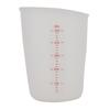 Transparent Soft Silicone Measuring Cup Visual Semi Permeable Milk Cup (500ml)
