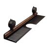 No Drill Suction Cup Bathroom Shelf Walnut Finish Over Faucet Sink Rack Heavy Duty Storage Rack  RV